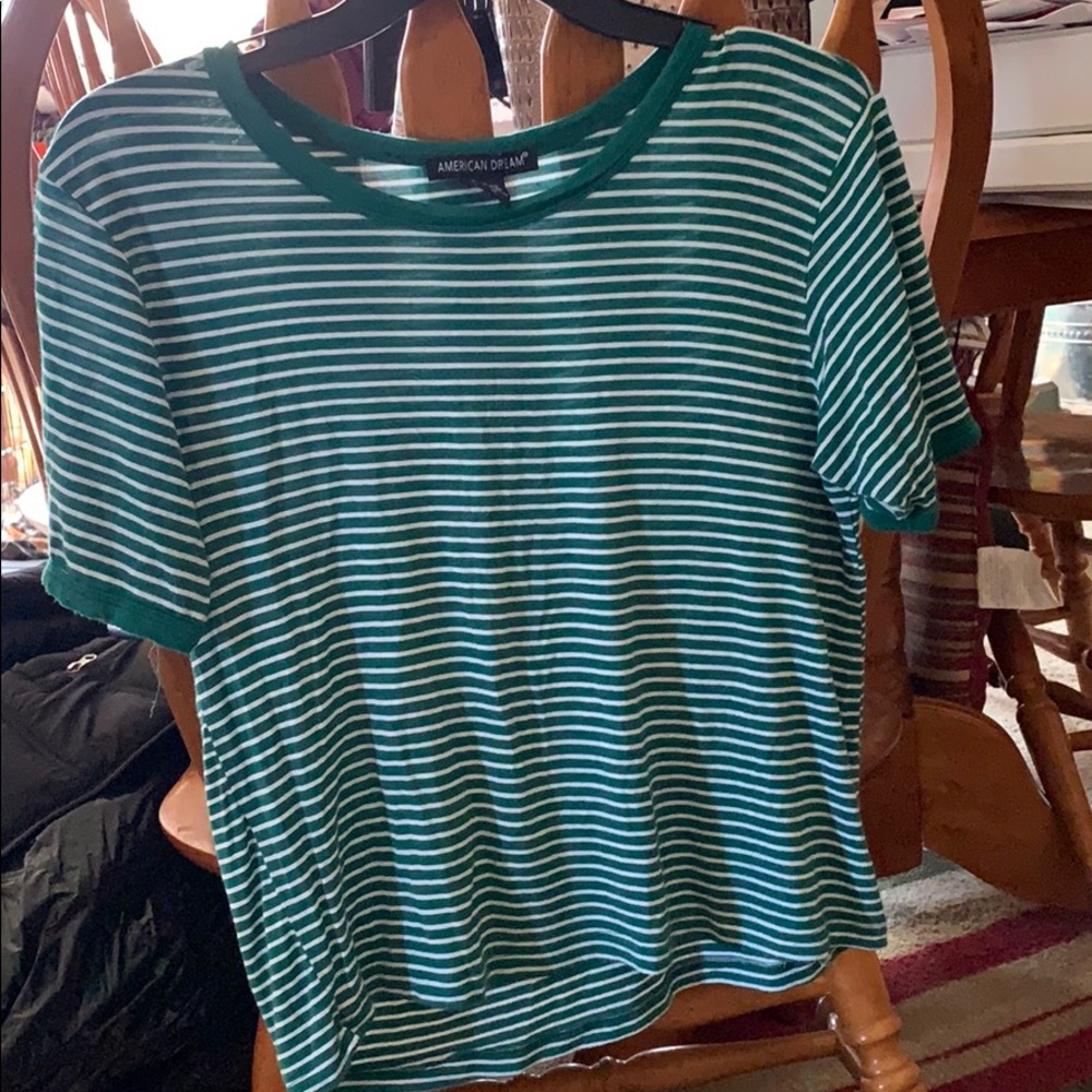 Striped crop top